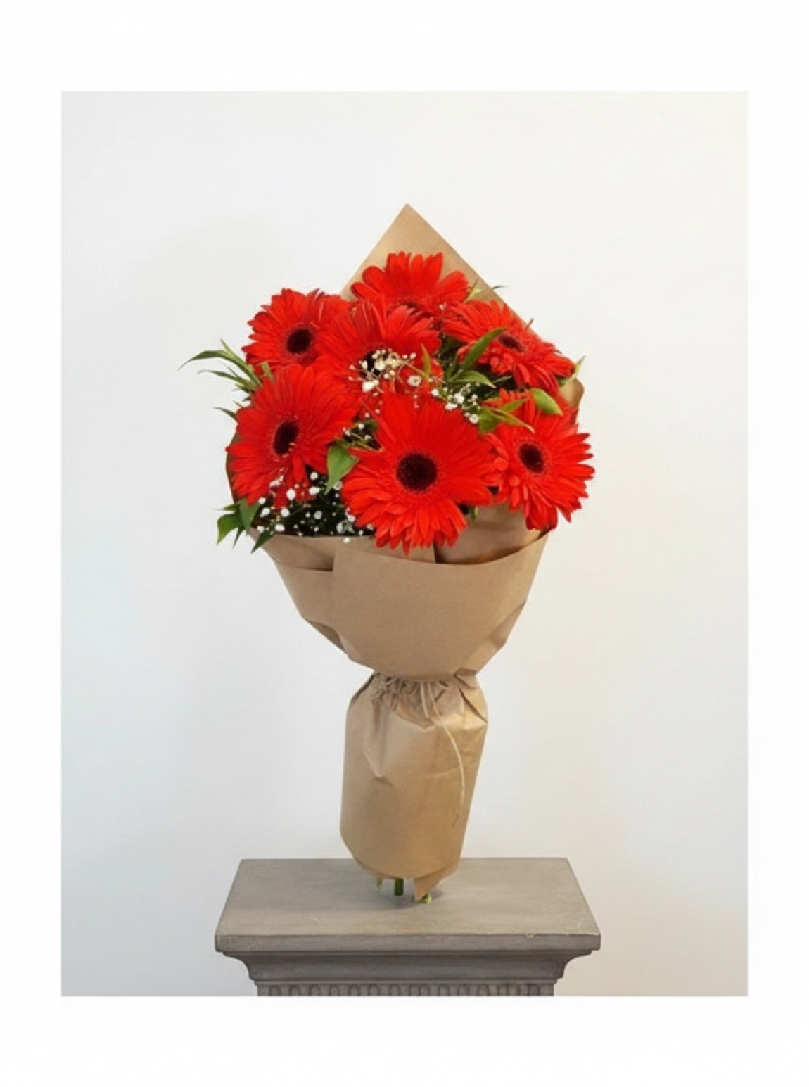7'Li Kırmızı Gerbera Buketi